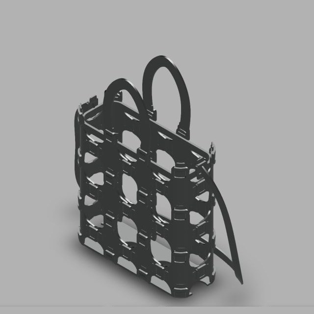 Borsa Completa Stampa — 3D project